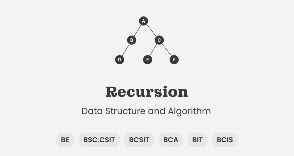 Recursion in Data Structure and Algorithm