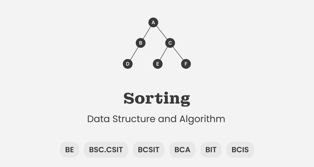 Sorting in Data Structure and Algorithm