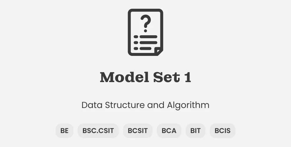 DSA Model Question 1