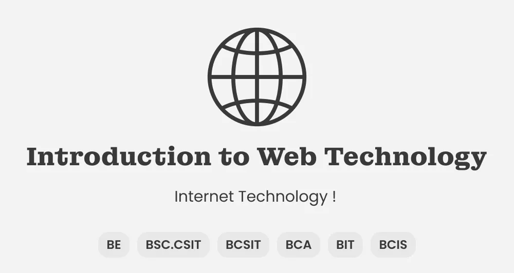 Introduction to web technology