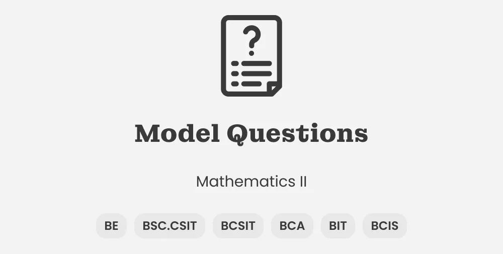 Model Questions