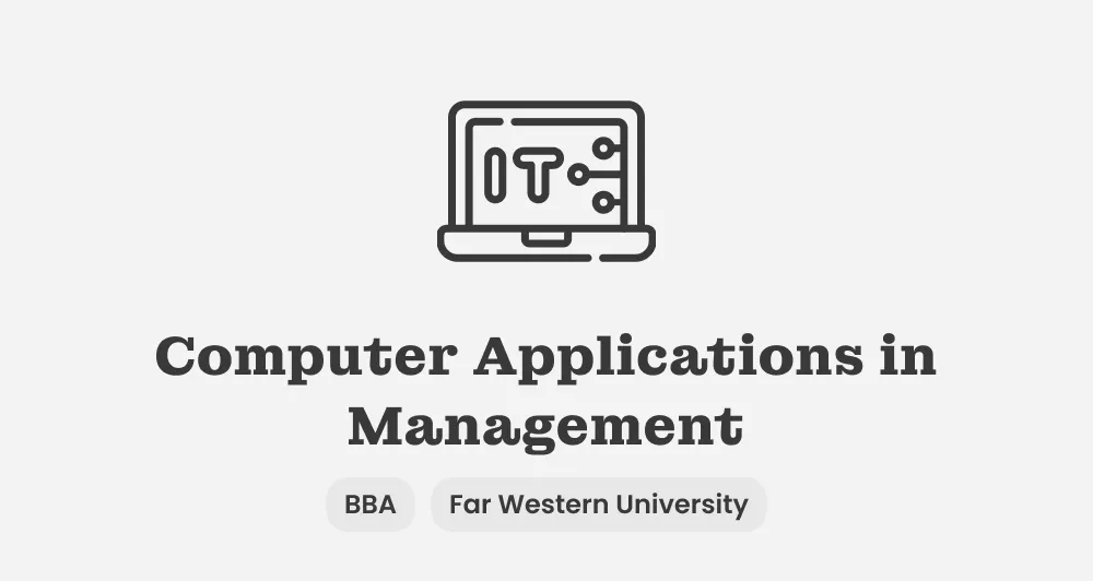 Computer Applications in Management
